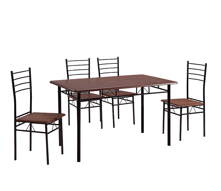  China factory Sunshine wooden dining table set with 4 seater